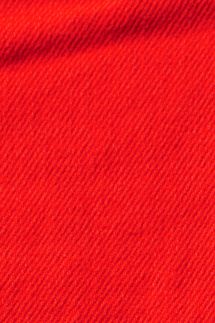 Stretchjeans med smal passform och medelhög midja, RED, detail image number 6