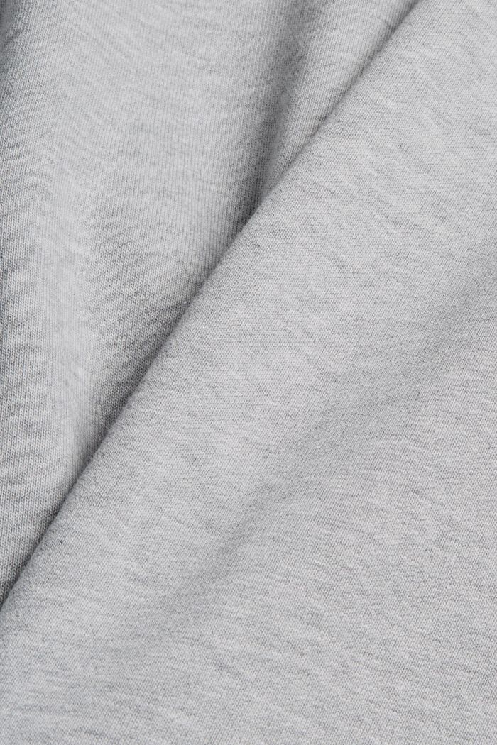 Sweatshirt med huva, i bomull/TENCEL™, LIGHT GREY, detail image number 5