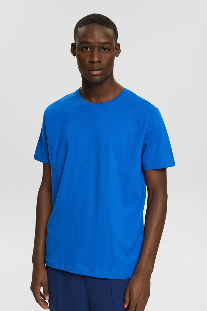Prickig T-shirt i jersey, BLUE, detail image number 0