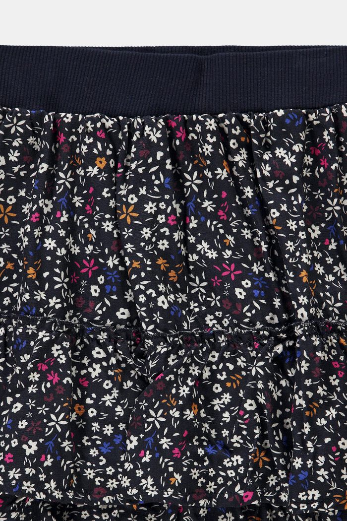 Mönstrad kort kjol, NAVY, detail image number 2