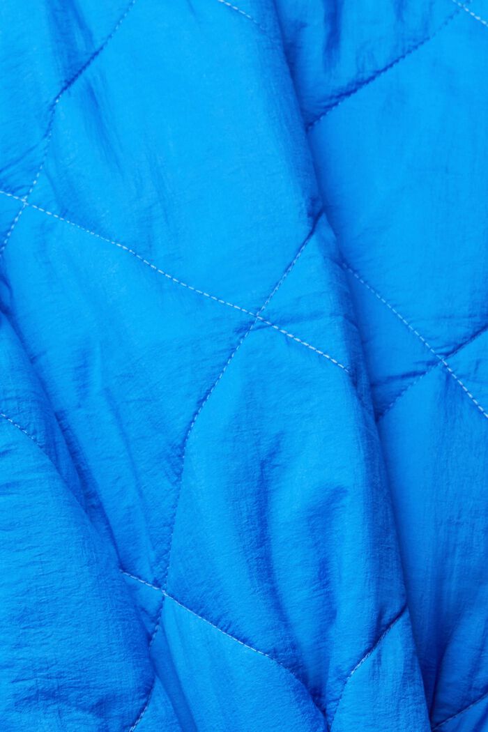 Quiltad jacka med vid passform, BRIGHT BLUE, detail image number 5
