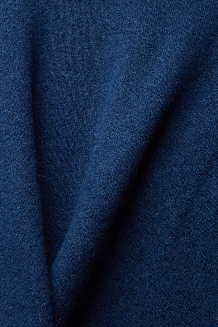 Med ull: randig tröja, NEW PETROL BLUE, detail image number 1
