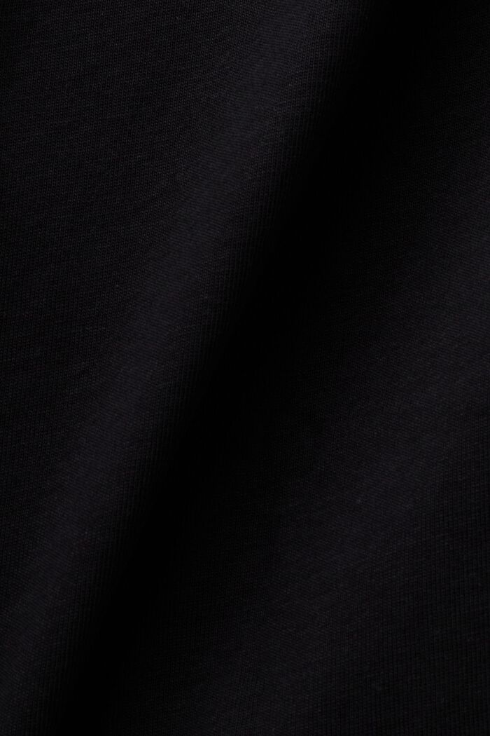 T-shirt med tryck, 100% bomullsjersey, BLACK, detail image number 5