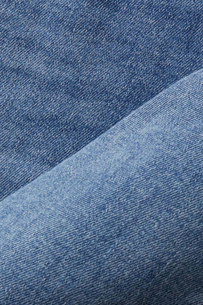 Återvunnet: jeans med medelhög midja, BLUE LIGHT WASHED, detail image number 6