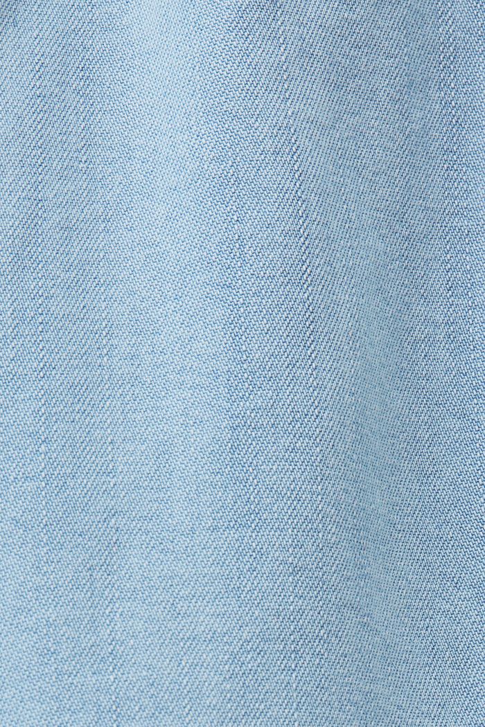 Dra på-shorts, TENCEL™, BLUE BLEACHED, detail image number 5