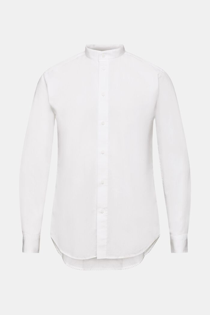 Skjorta med ståkrage, WHITE, detail image number 6