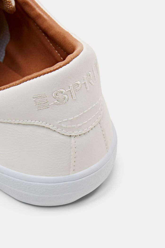Sneakers i skinnlook, OFF WHITE, detail image number 3