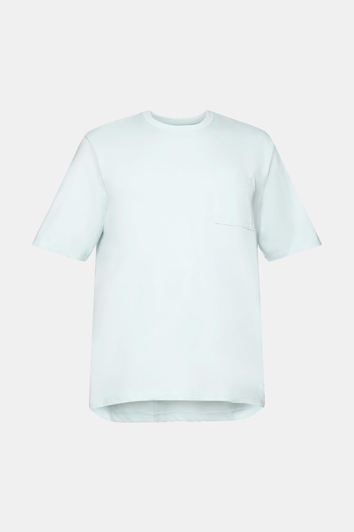 T-shirt i jersey, 100% bomull, LIGHT AQUA GREEN, detail image number 6