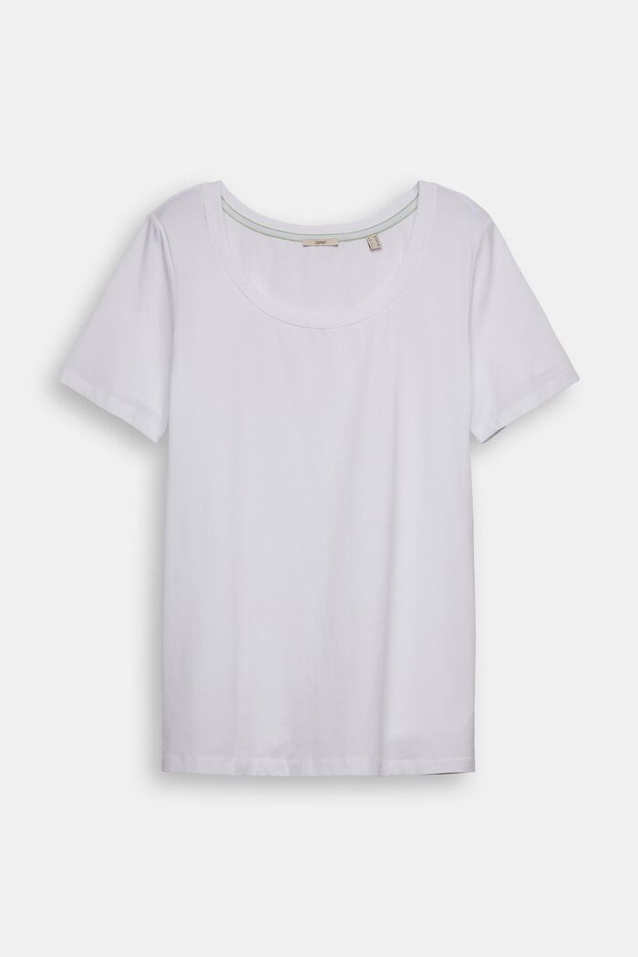 CURVY T-shirt, WHITE, overview