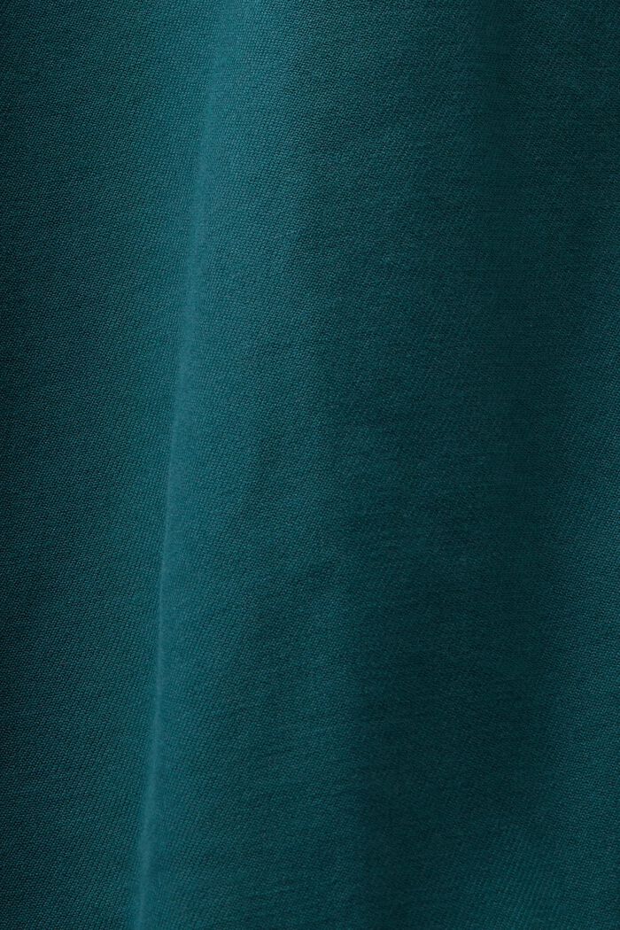 Skjorta i twill med normal passform, EMERALD GREEN, detail image number 6