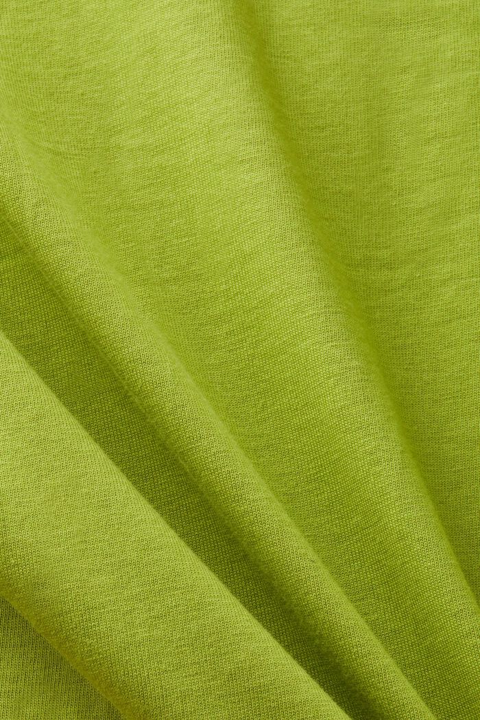 T-shirt i ekologisk bomull med tryck, LEAF GREEN, detail image number 5