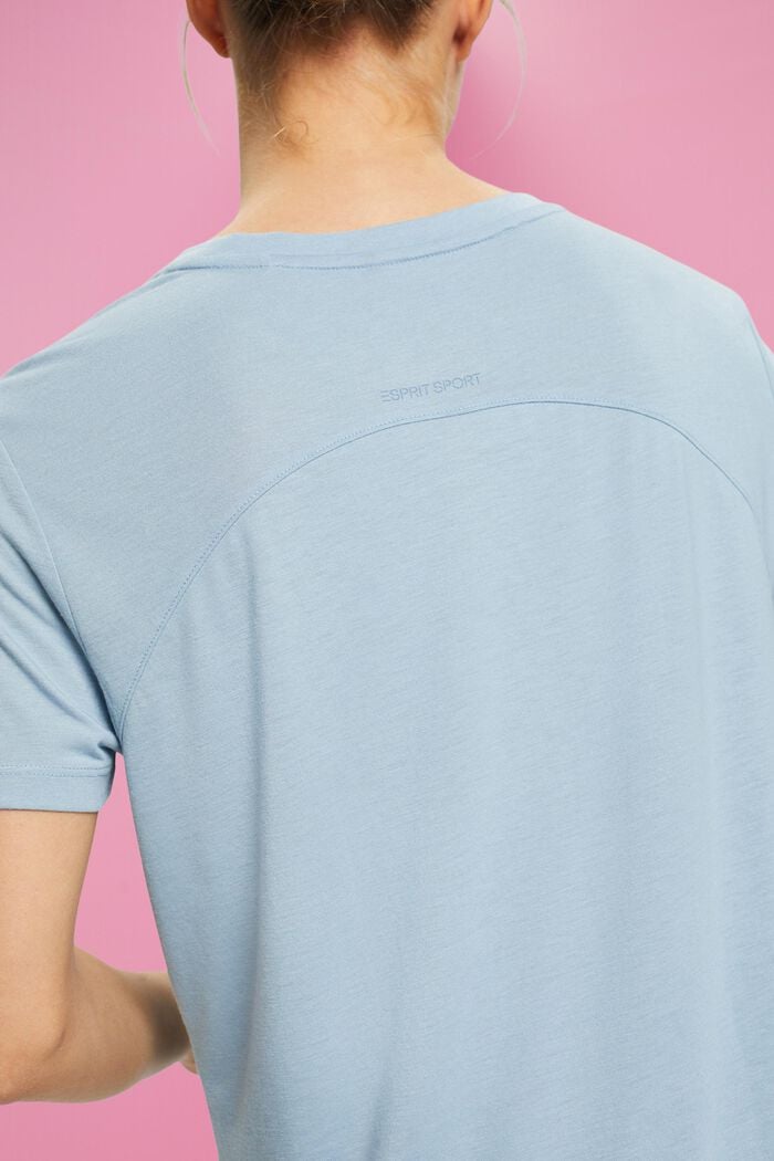 Tränings-T-shirt, LENZING™ ECOVERO™, PASTEL BLUE, detail image number 2