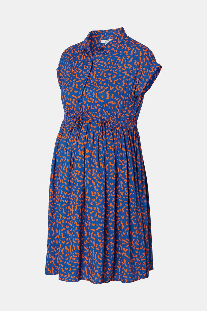 MATERNITY Mönstrad klänning, ELECTRIC BLUE, detail image number 5