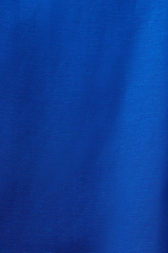 Helknäppt skjorta i oversize, BRIGHT BLUE, detail image number 5