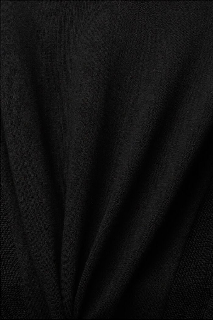 V-ringad tröja, BLACK, detail image number 1