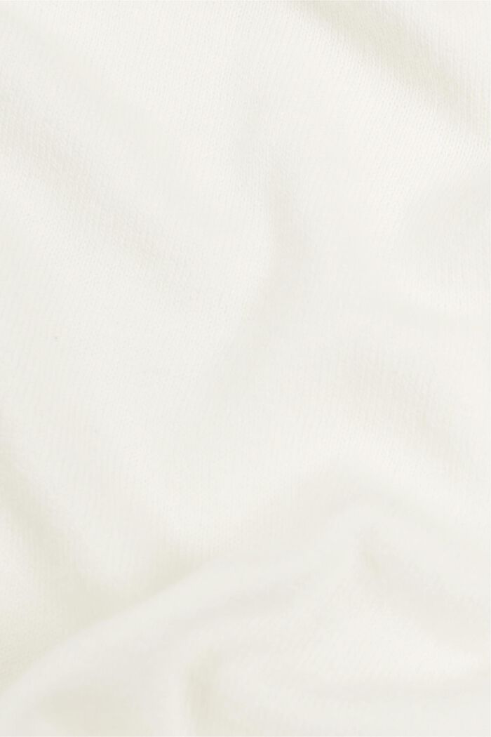 V-ringad-kofta, OFF WHITE, detail image number 4