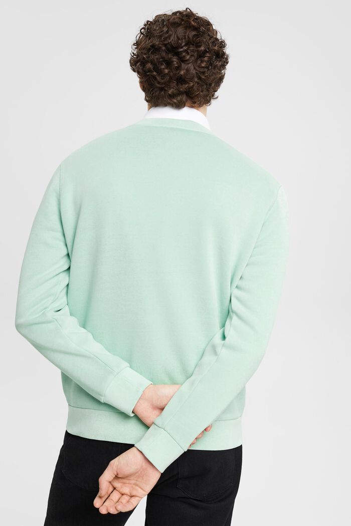 Enkel sweatshirt med normal passform, LIGHT AQUA GREEN, detail image number 3