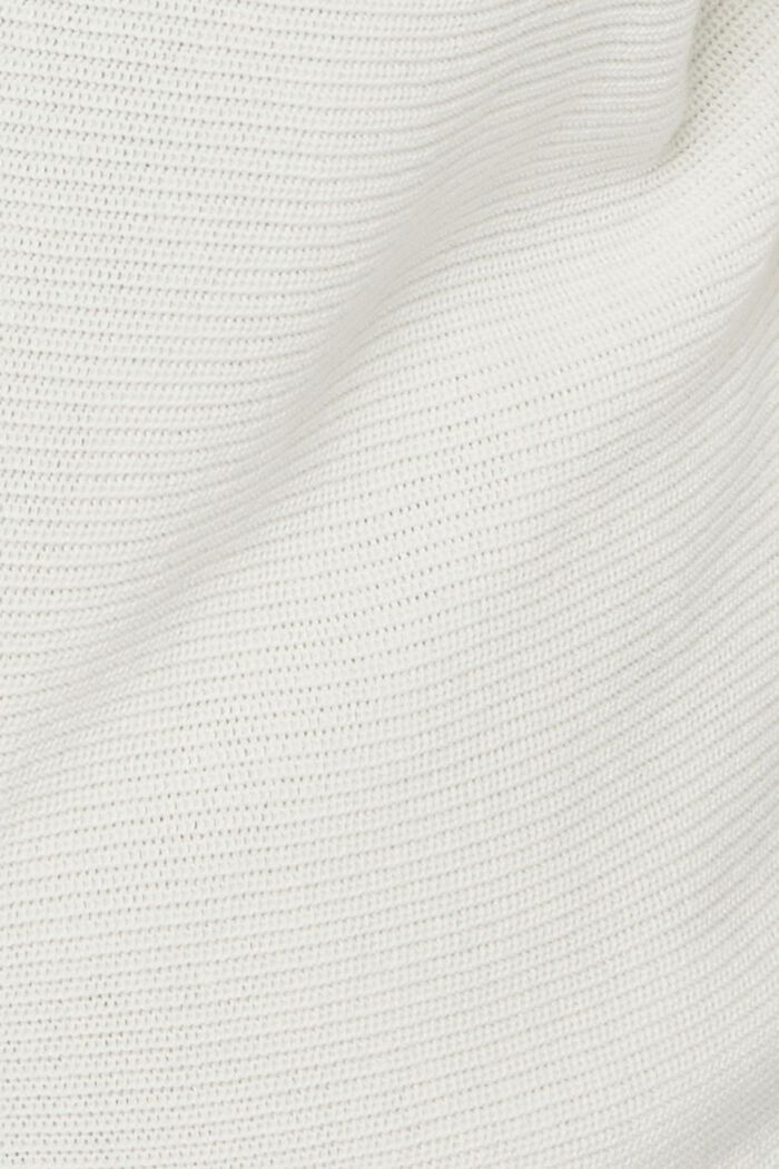 Båtringad tröja i ekologisk bomull/TENCEL™, OFF WHITE, detail image number 5