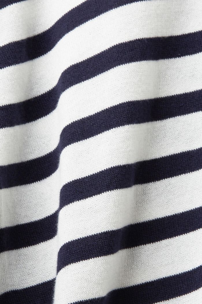V-ringad, stickad tröja, OFF WHITE, detail image number 6