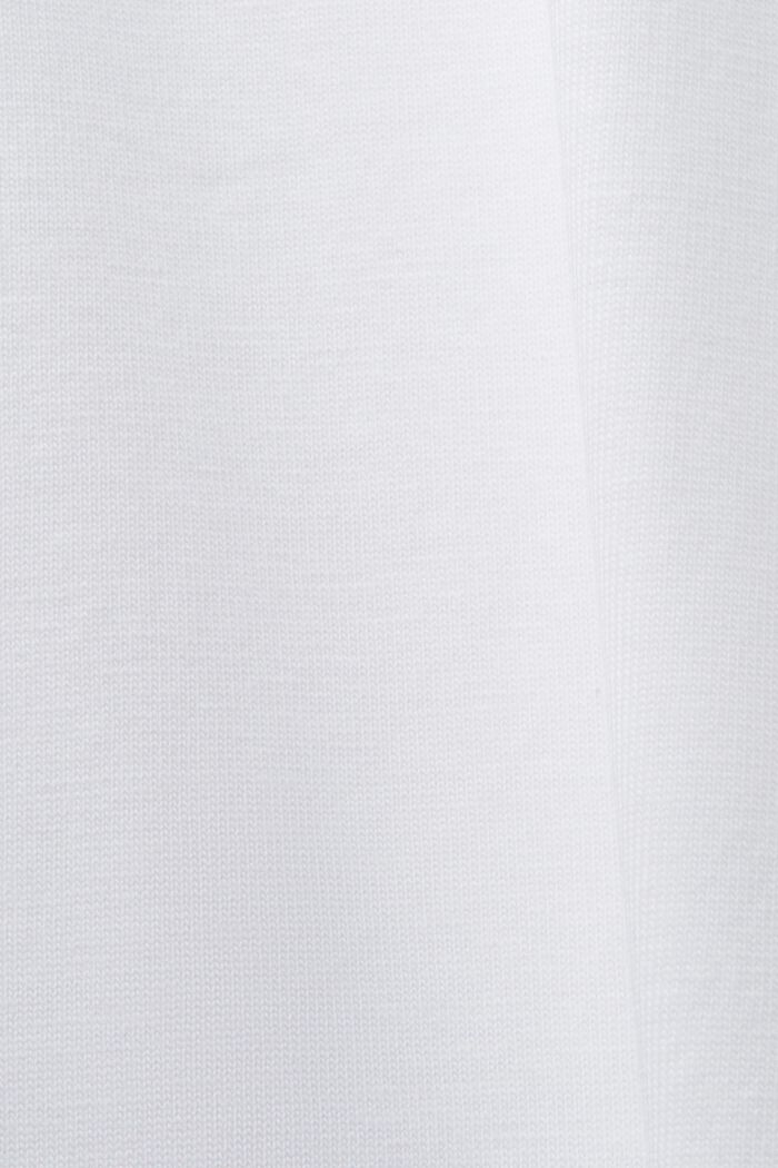 CURVY T-shirt i bomull med tryck fram, WHITE, detail image number 1