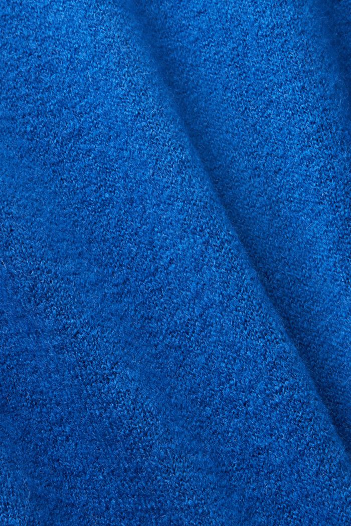 Midiklänning med polokrage, BRIGHT BLUE, detail image number 5