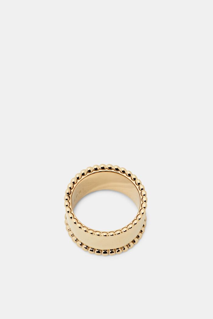 Grov ring, rostfritt stål, GOLD, detail image number 0
