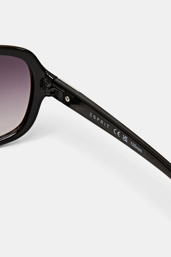 Solglasögon i tidlös design, BLACK, detail image number 3
