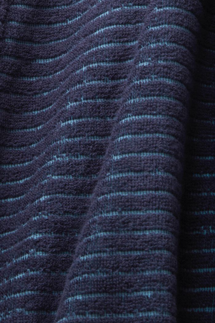 Badrock med texturerade ränder, NAVY BLUE, detail image number 4