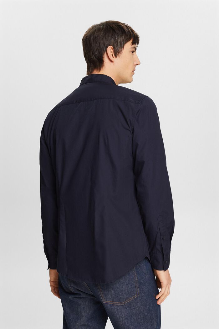 Skjorta med ståkrage, NAVY, detail image number 3