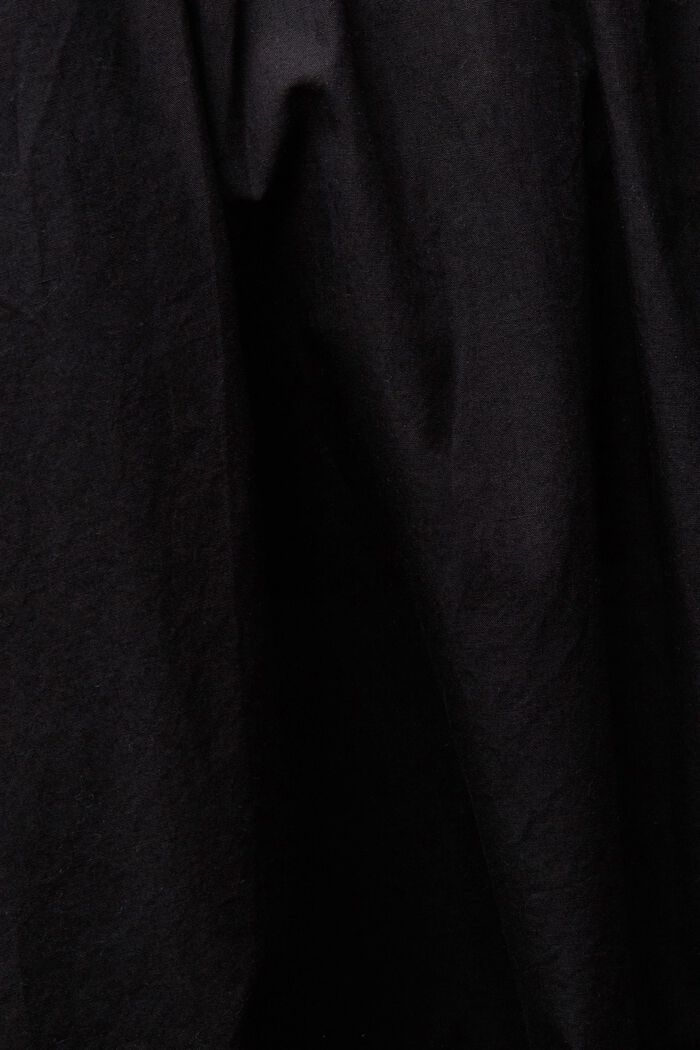 Klänning med volangfåll, BLACK, detail image number 4