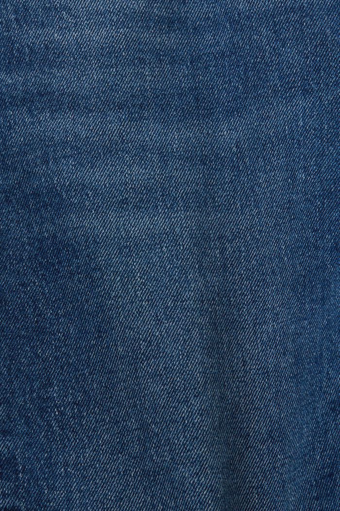 Jeans med smal passform och hög midja, BLUE MEDIUM WASHED, detail image number 6