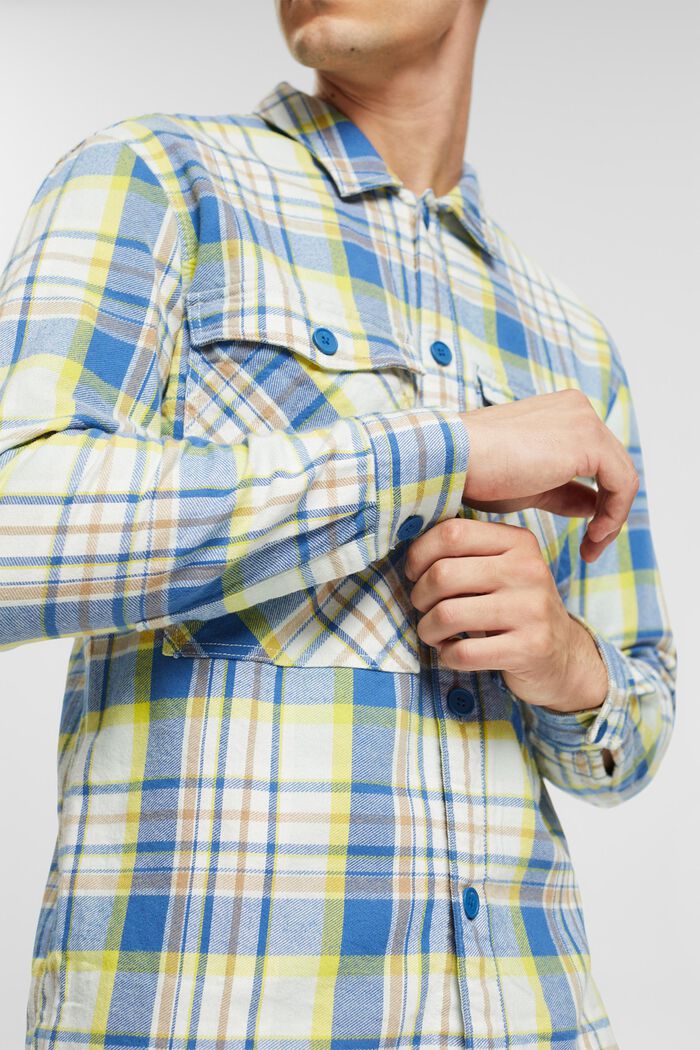 Rutig skjorta, BLUE, detail image number 4