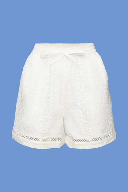 Broderade shorts, LENZING™ ECOVERO™