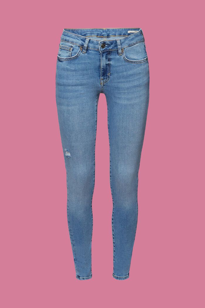 Skinny-jeans, BLUE MEDIUM WASHED, detail image number 7