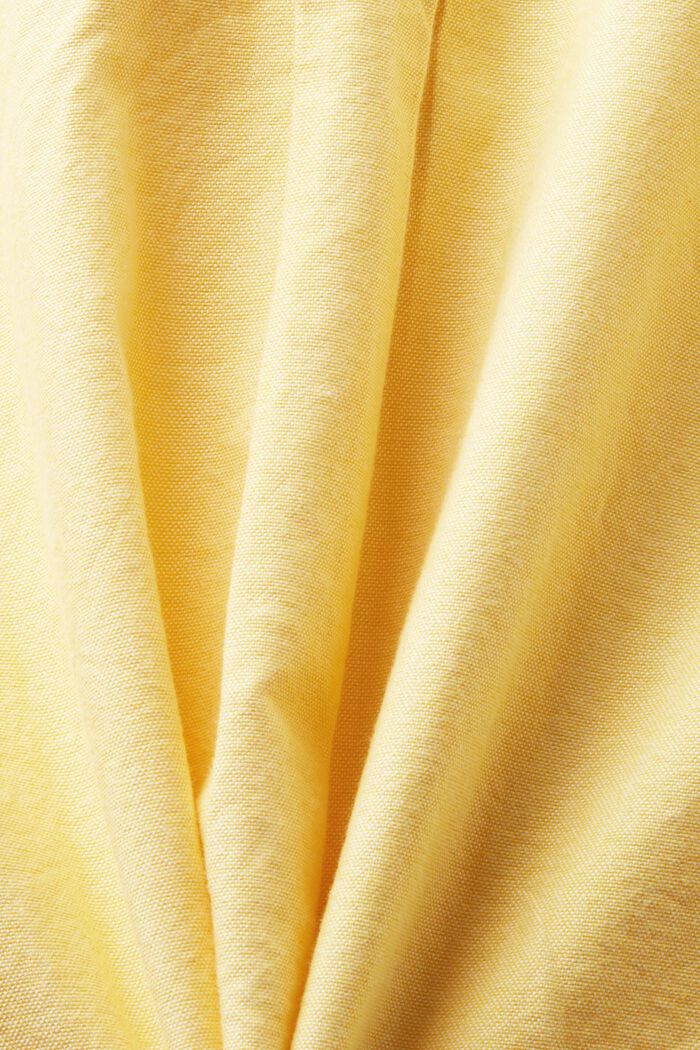 Oxfordskjorta i bomull, YELLOW, detail image number 6