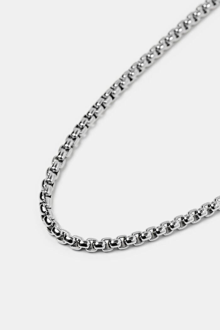 Boxigt halsband i rostfritt stål, SILVER, detail image number 1