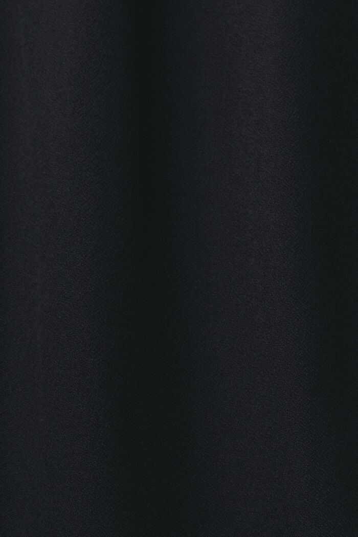 Klänning med volangvåd, bomullsmix, BLACK, detail image number 6