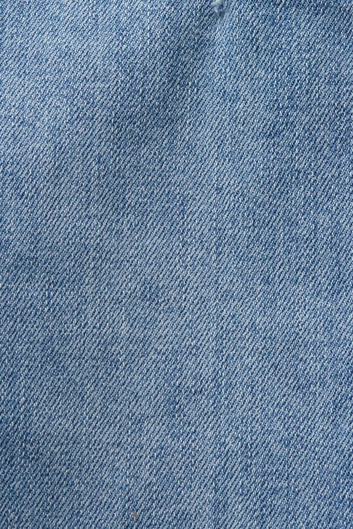 Smala jeans i premiummodell med medelhög midja, BLUE MEDIUM WASHED, detail image number 6
