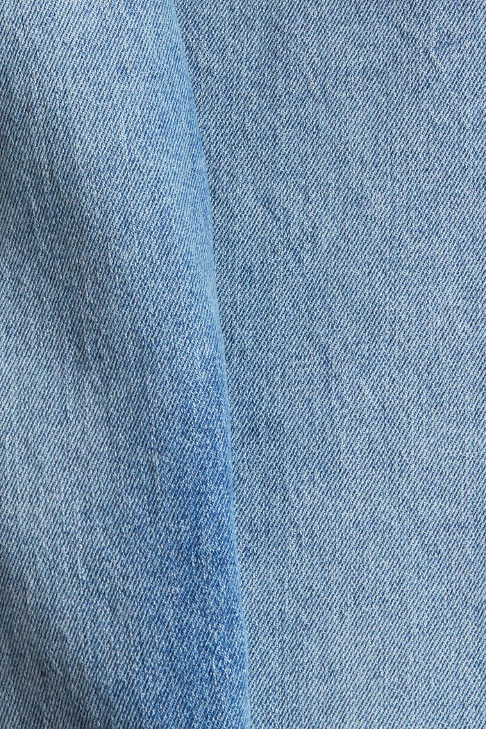 Jeans med raka ben, BLUE LIGHT WASHED, detail image number 4