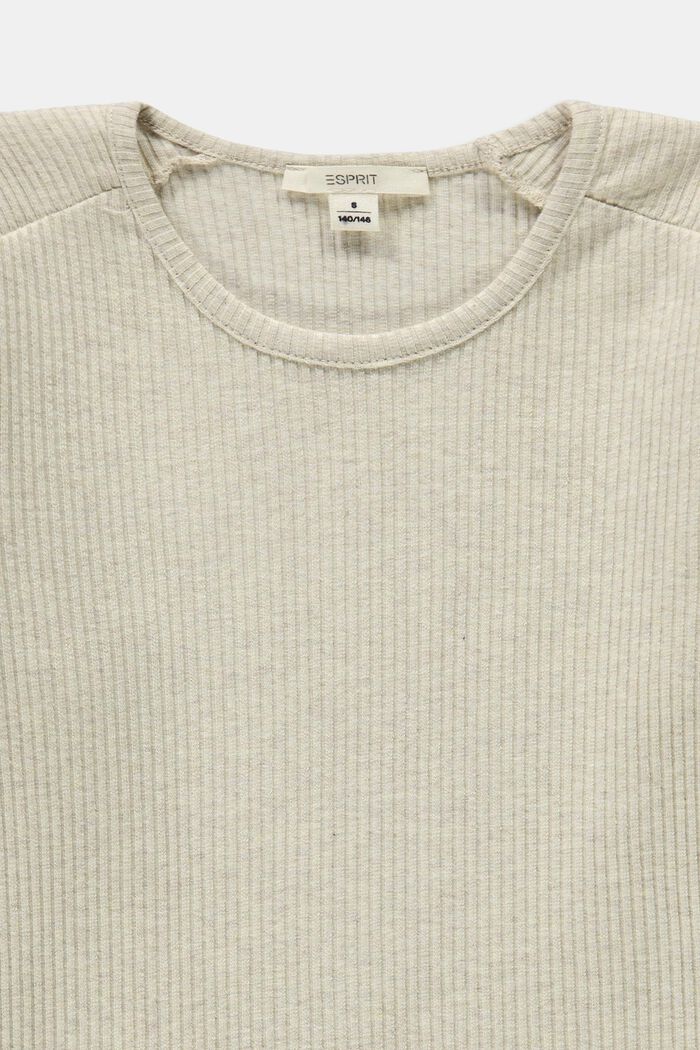 Ribbstickad långärmad tröja, ICE, detail image number 2