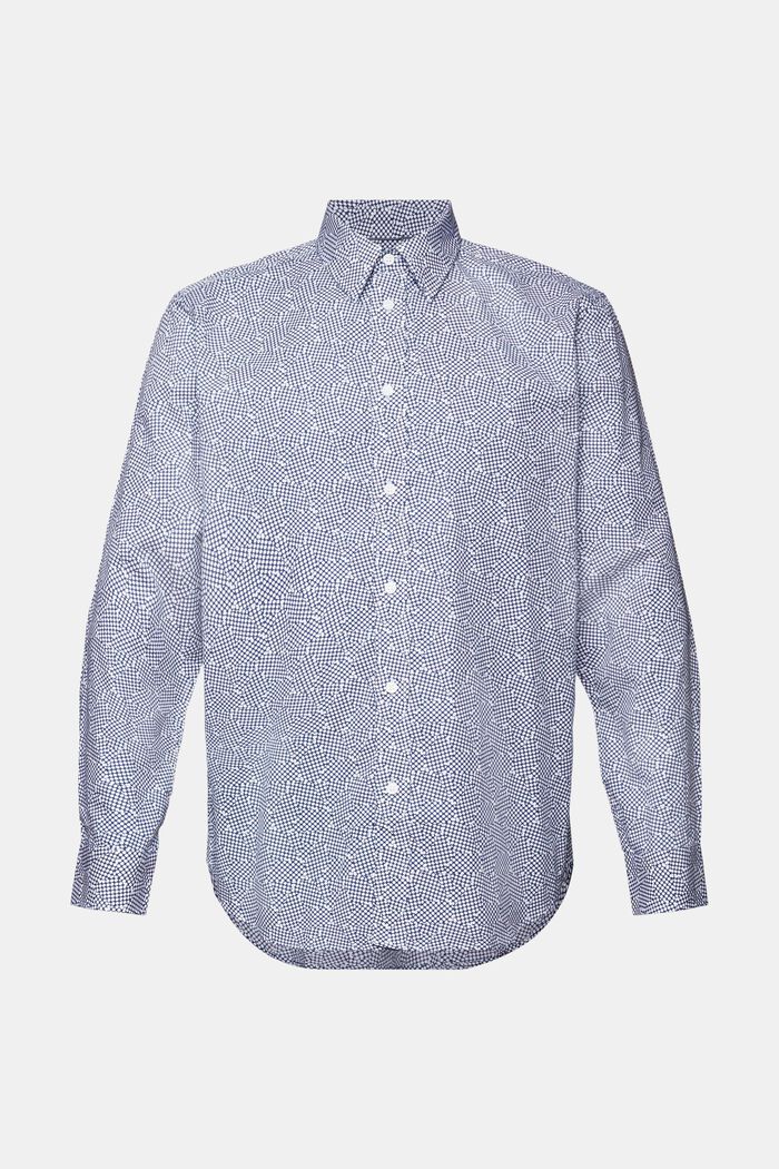 Mönstrad skjorta, 100% bomull, WHITE, detail image number 5