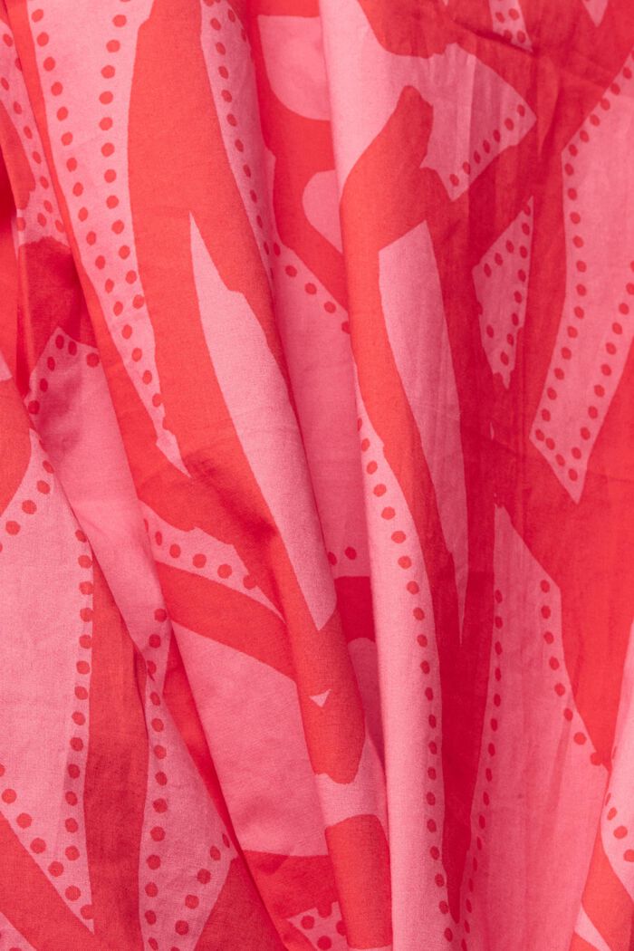 Blus med mönster, PINK FUCHSIA, detail image number 4