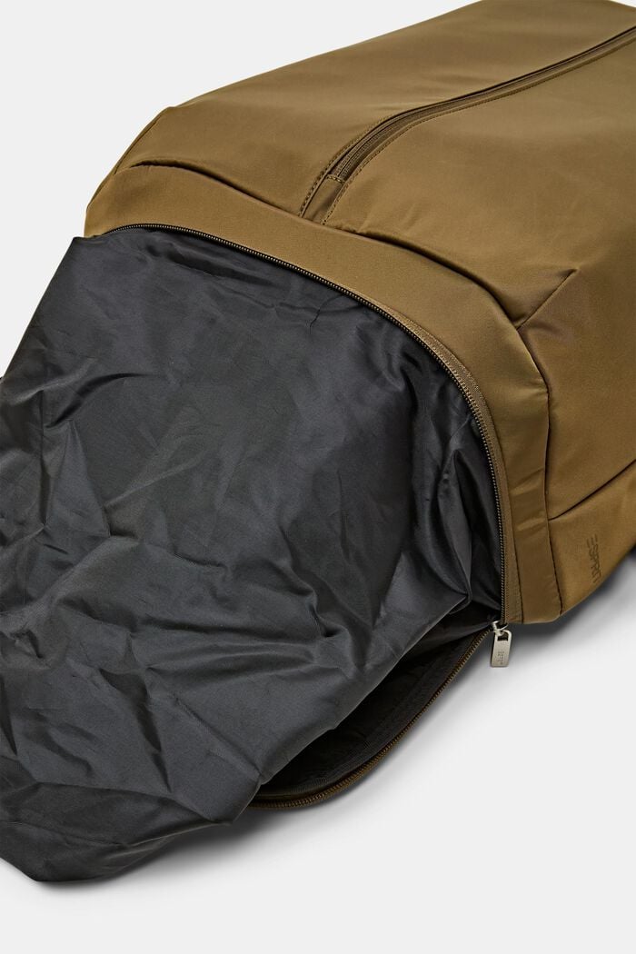 Ryggsäck med dragkedja i duffelmodell, LIGHT KHAKI, detail image number 1