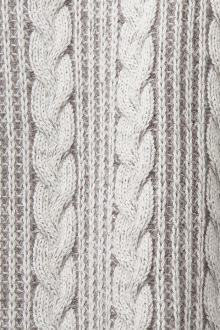 Sweaters cardigan, BROWN GREY, detail image number 5