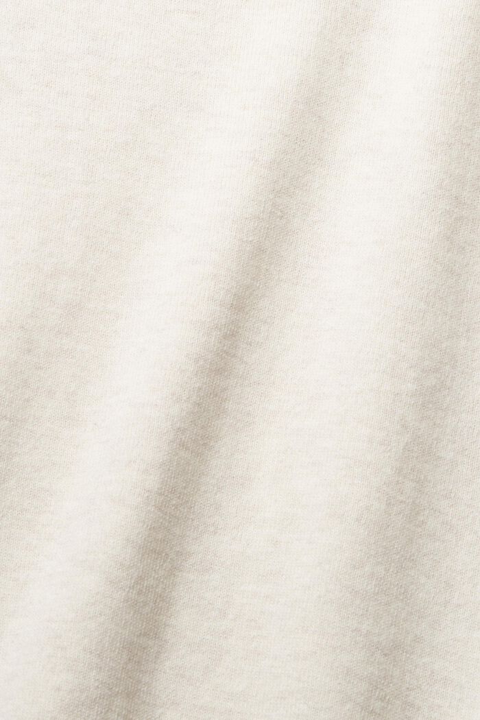 Finstickad tröja i 100% bomull, SAND, detail image number 1