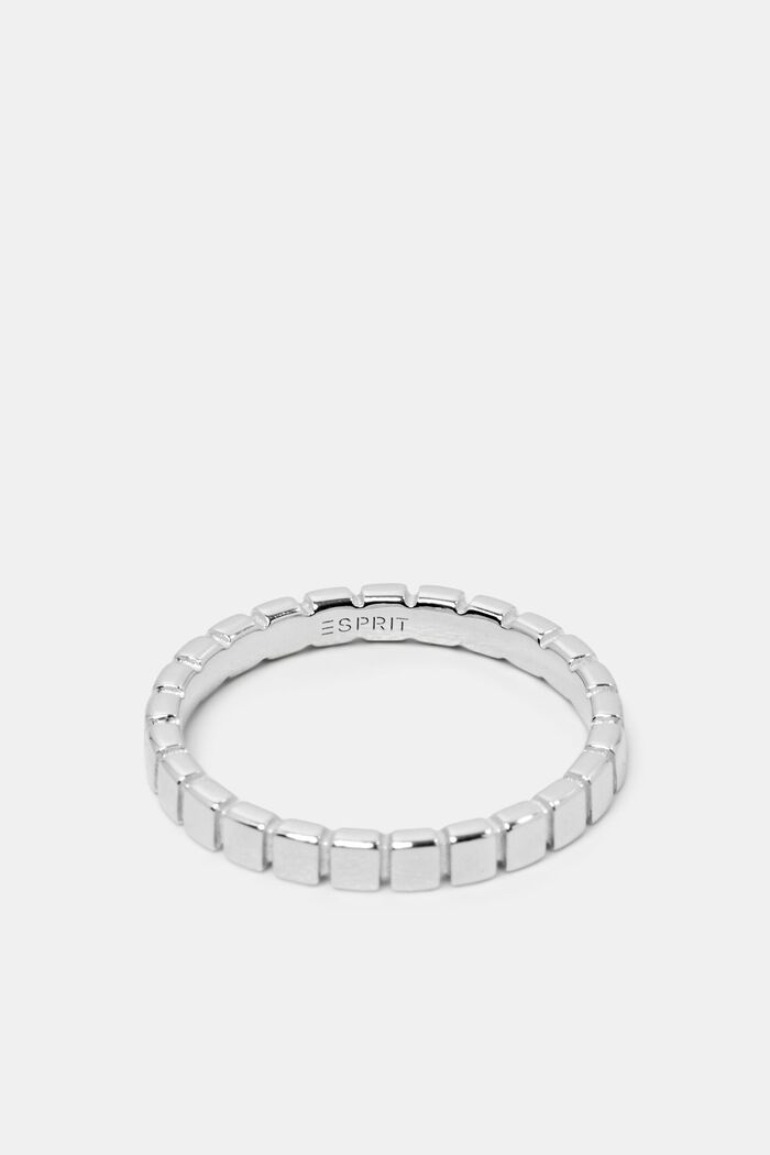 Tunn ribbad ring, sterlingsilver, SILVER, detail image number 0