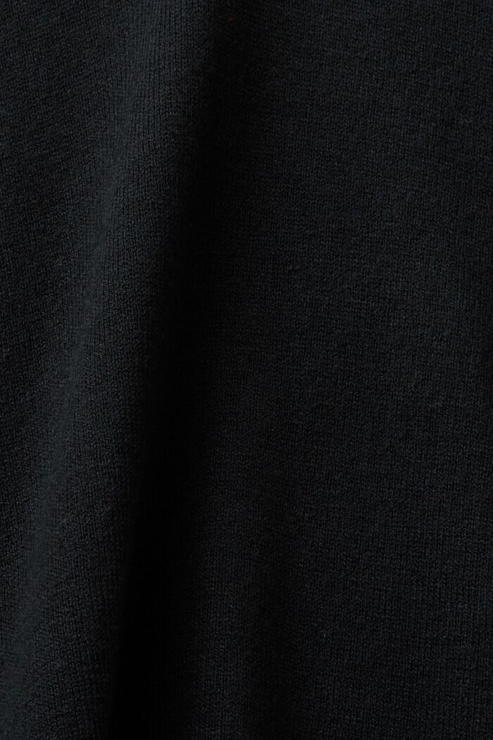 V-ringad tröja, BLACK, detail image number 5