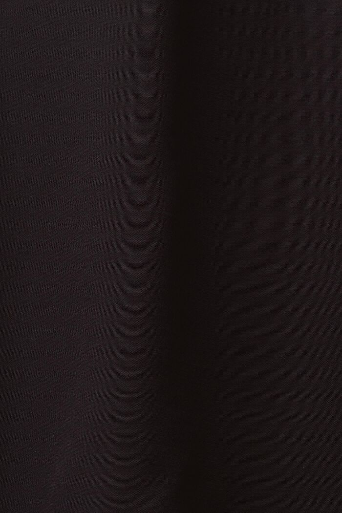 A-linjeformad minikjol i crêpe, BLACK, detail image number 5
