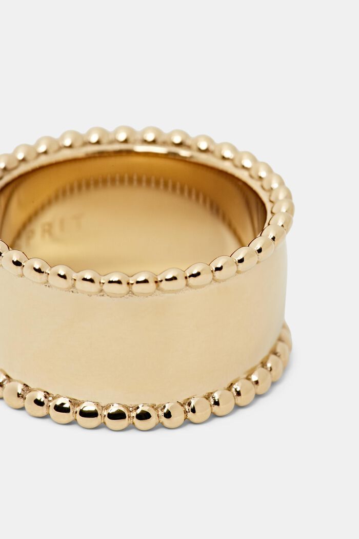 Grov ring, rostfritt stål, GOLD, detail image number 1