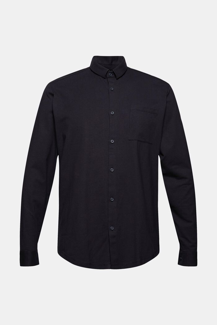 Jerseyskjorta med COOLMAX®, BLACK, detail image number 5